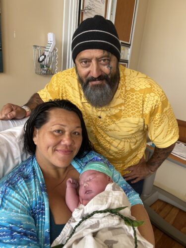 Born at 9:17 a.m. Jan. 1, Pākī Kalaninuiulumoku Kamuela Kā’eo is Maui’s first baby of 2026.   The parents are Jennie Cabatingan and Keleikoa Kā’eo, ac